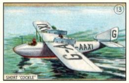 1930 William Paterson Aviation Series (V88) #13 Short “Cockle” Front