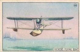 1930 William Paterson Aviation Series (V88) #44 Vickers Flying Boat Front