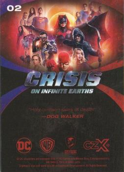 2022 Cryptozoic CZX Crisis on Infinite Earths #2 Anti-Matter Wave Back