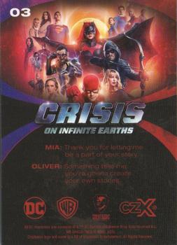 2022 Cryptozoic CZX Crisis on Infinite Earths #3 Passing the Torch Back