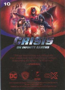 2022 Cryptozoic CZX Crisis on Infinite Earths #10 End Times Back