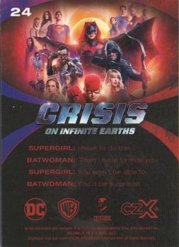 2022 Cryptozoic CZX Crisis on Infinite Earths #24 The Book of Destiny Back