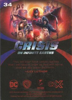 2022 Cryptozoic CZX Crisis on Infinite Earths #34 “The Brave and the Bald” Back