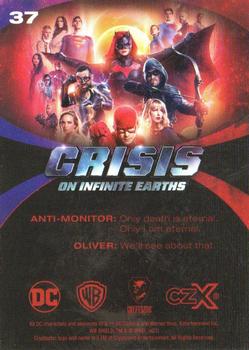 2022 Cryptozoic CZX Crisis on Infinite Earths #37 Oliver vs. The Anti- Monitor Back