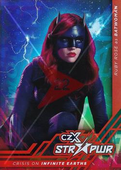 2022 Cryptozoic CZX Crisis on Infinite Earths - CZX STR PWR #S06 Ruby Rose as Batwoman Front
