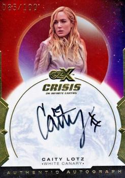 2022 Cryptozoic CZX Crisis on Infinite Earths - Autographs #CL-WC Caity Lotz Front