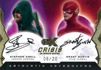 2022 Cryptozoic CZX Crisis on Infinite Earths - Dual Autographs #GGSA Grant Gustin / Stephen Amell Front