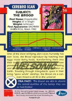1992 Impel The Uncanny X-Men - Nelsonic #56 Brood Back