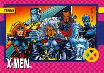 1992 Impel The Uncanny X-Men - Nelsonic #71 X-Men (Gold Strike Force) Front