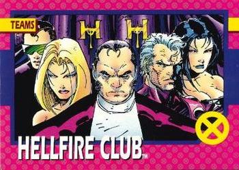 1992 Impel The Uncanny X-Men - Nelsonic #76 Hellfire Club Front
