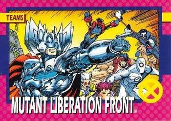 1992 Impel The Uncanny X-Men - Nelsonic #77 Mutant Liberation Front Front