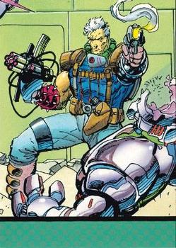 1992 Impel The Uncanny X-Men - Nelsonic #98 Cable Front