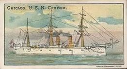 1910 Nation’s Pride Caramel Warships (E4) #NNO Chicago, U.S.N. Cruiser Front