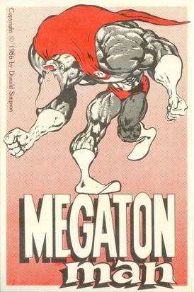 1986 Kitchen Sink Promo #NNO Megaton Man Front