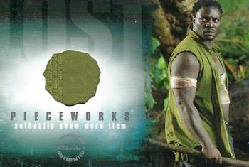 2007 Inkworks Lost Season 3 - Pieceworks Costumes #PW-6 Adewale Akinnuoye-Agbaje as Mr. Eko Front