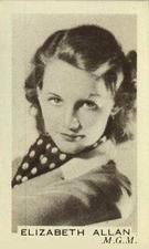 1936 Facchino's Cinema Stars #1 Elizabeth Allan Front