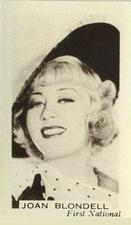 1936 Facchino's Cinema Stars #6 Joan Blondell Front