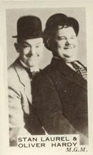 1936 Facchino's Cinema Stars #26 Stan Laurel / Oliver Hardy Front