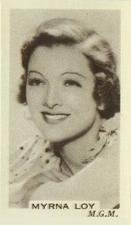 1936 Facchino's Cinema Stars #29 Myrna Loy Front