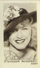 1936 Facchino's Cinema Stars #41 Ginger Rogers Front