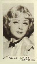1936 Facchino's Cinema Stars #49 Alice White Front