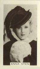 1936 Facchino's Cinema Stars #57 Anna Sten Front