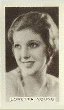 1936 Facchino's Cinema Stars #62 Loretta Young Front