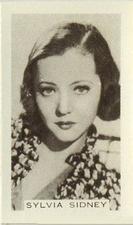 1936 Facchino's Cinema Stars #78 Sylvia Sidney Front
