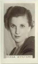 1936 Facchino's Cinema Stars #88 Diana Wynyard Front