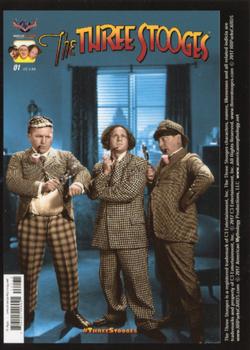 2018-19 RRParks Three Stooges Comic Book Series #4 Am. Myth. Var. cvr The Three Stooges: The Boys Are Back #1 (Apr 2016) Front