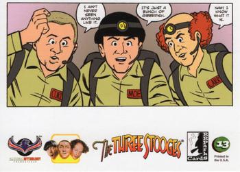 2018-19 RRParks Three Stooges Comic Book Series #13 Am. Myth. Main cover The Three Stooges: Halloween Stoogetacular #1 (Oct 2017) Back