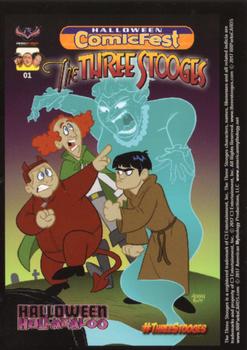 2018-19 RRParks Three Stooges Comic Book Series #16 Am. Myth. The Three Stooges: Halloween Hullabaloo #1 (Oct 2016) Front