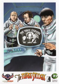 2018-19 RRParks Three Stooges Comic Book Series #27 Am. Myth. Main cover The Three Stooges: Merry Stoogemas #1 (Dec 2016) Back
