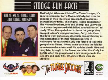 2018-19 RRParks Three Stooges Comic Book Series #40 Am. Myth. Var. cover The Three Stooges: Stooge-A-Palooza #1 (Jun 2016) Back