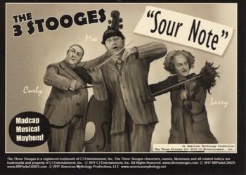 2018-19 RRParks Three Stooges Comic Book Series #44 Am. Myth. Sour Note Front