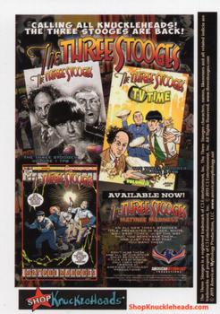 2018-19 RRParks Three Stooges Comic Book Series #56-61 Am. Myth. Main cover The Three Stooges: Monsters & Mayhem #1 (Oct 2018) Back
