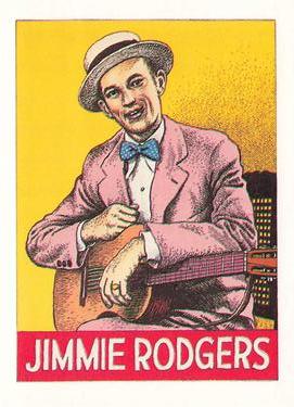 1985 Yazoo Records Pioneers of Country Music #10 Jimmie Rodgers Front