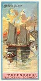 1888 Marburg Bros. Typical Ships (N408) #NNO Adriatic Coaster Front