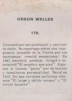 1961 Artistas Del Cine (Peru) #179 Orson Welles Back