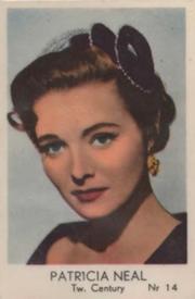 1956 Dutch Gum Series Nr (Low Numbers) #14 Patricia Neal Front