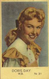 1956 Dutch Gum Series Nr (Low Numbers) #31 Doris Day Front