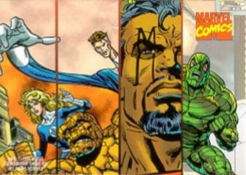 1995 Universal Studios Hollywood Marvel Superheroes #NNO Fantastic Four, Bishop, Scorpion Front