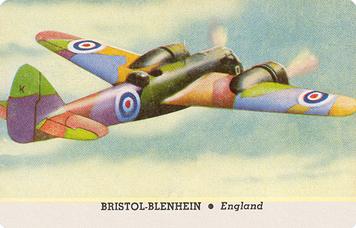 1940 Card-O Aeroplanes Series B (R112-3) - Stag Joker #NNO Bristol-Blenhein Front