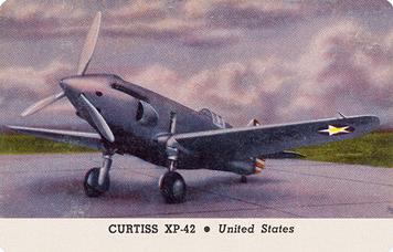 1940 Card-O Aeroplanes Series B (R112-3) - Stag Joker #NNO Curtiss XP-42 Front