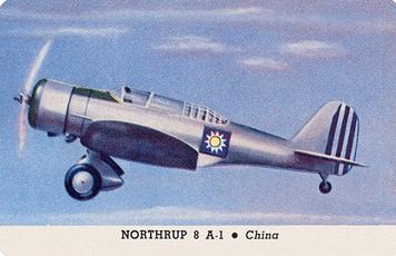 1940 Card-O Aeroplanes Series B (R112-3) - Stag Joker #NNO Northrup 8 A-1 Front