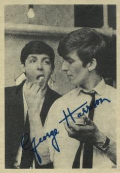 1964 A&BC Beatles 1st Series United Kingdom #48 Paul McCartney / George Harrison Front