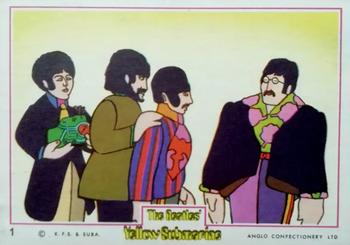 1968 Anglo Confectionery The Beatles Yellow Submarine  #1 The Beatles Front