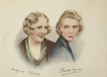 1930 My Weekly Color Studio Portrait Cards #NNO Virginia Cherrill / Elissa Landi Front