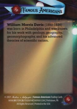 2021 Historic Autographs Famous Americans #93 William Morris Davis Back