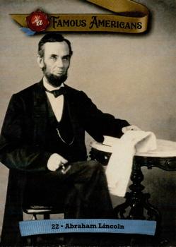 2021 Historic Autographs Famous Americans - Radiant Historic #22 Abraham Lincoln Front